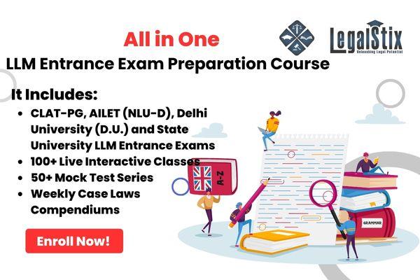 LLM Entrance Exam Preparation Course Starting From 25th September 2024 ...